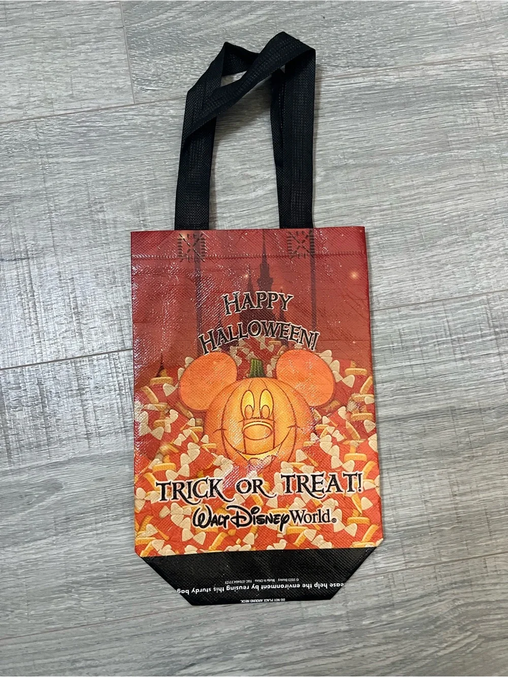 Disney Halloween Trick-or-Treat Tote Bag - Orange and Black